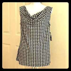 NWT Liz Claiborne sleeveless blouse